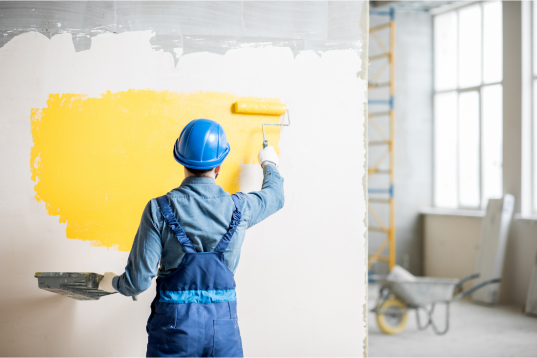 how to paint textured walls